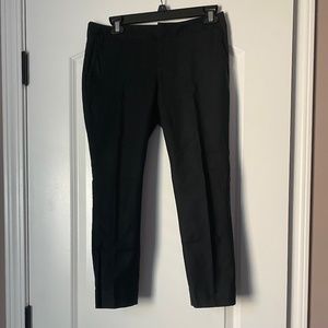 Banana Republic Factory Hampton Fit Black Cropped Pants